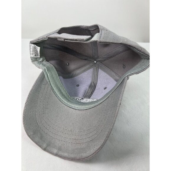 Peterbilt Gray Baseball Cap Adjustable Strapback Hat 80% Acrylic 20% Cotton Mens - Picture 3 of 4
